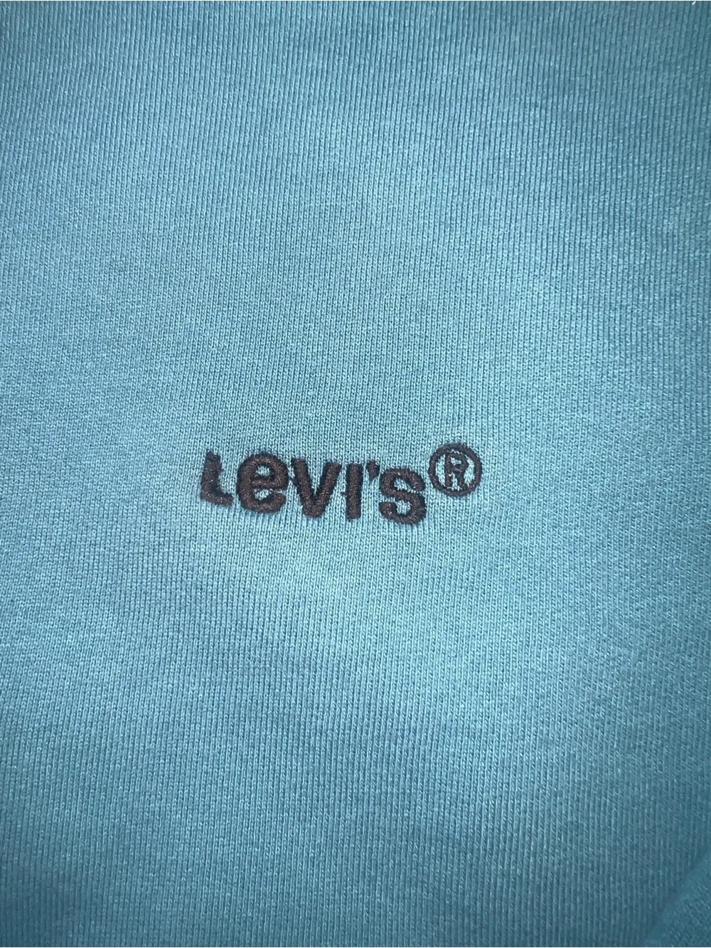 Levi's Men's Teal Blue Crewneck Sweatshirt